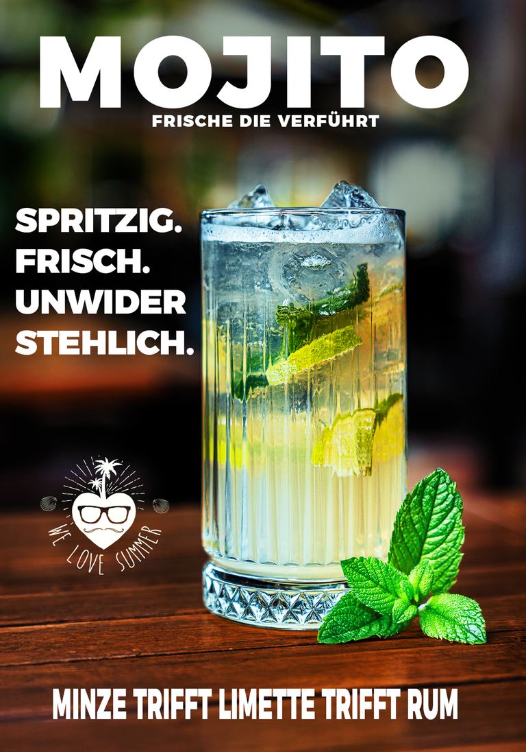 Mojito Cocktail – Minze trifft Limette trifft Rum